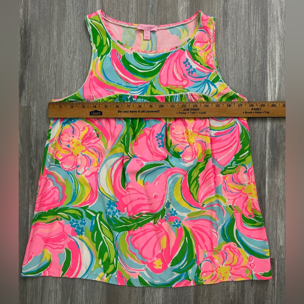 Lilly Pulitzer flutter tank top, So a peeling, Size Small - Picture 11 of 12